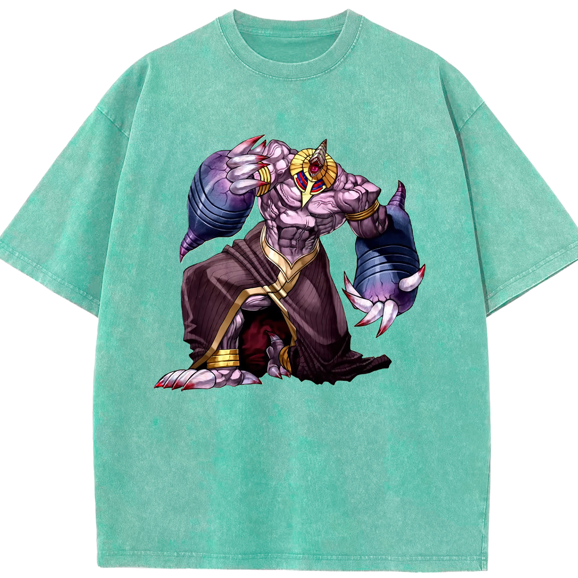 （画像用） 遊☆戯☆王 Yu-Gi-Oh! 綿100% ヴィンテージ風 半袖Tシャツ（フロントプリント）